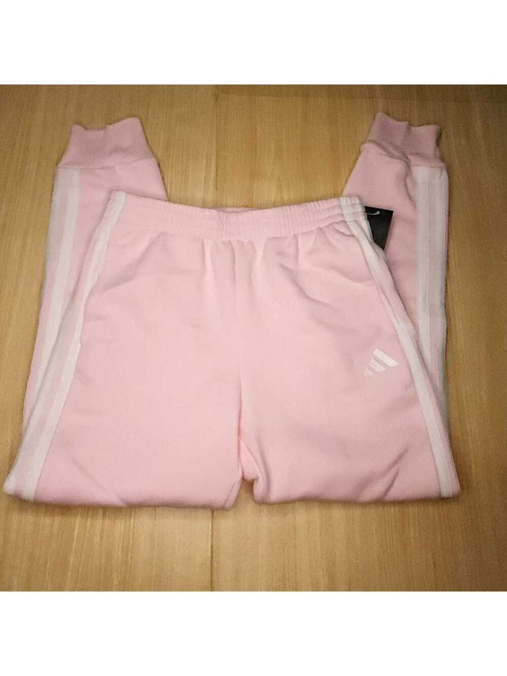 Adidas Girls New Light Pink Joggers 16